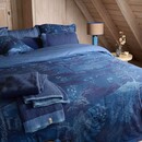 Pip Studio Pip Studio Dekbedovertrek Sundara Wood Donkerblauw 200x200/220 cm