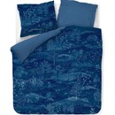 Pip Studio Pip Studio Dekbedovertrek Sundara Wood Donkerblauw 200x200/220 cm