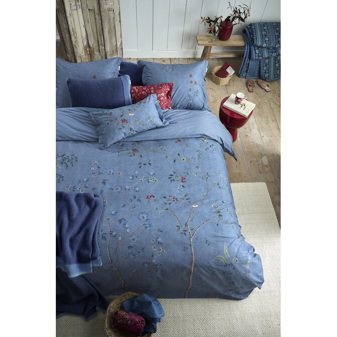 Pip Studio Dekbedovertrek Desi Garden Blauw 140x200/220 cm