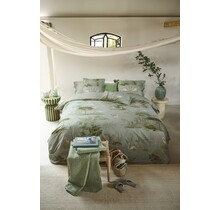 Pip Studio Dekbedovertrek Darjeeling Days Groen 240x200/220 cm