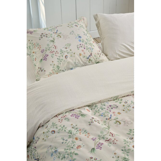 Pip Studio Dekbedovertrek Lotus Lullaby Gebroken wit 200x200/220 cm