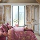Pip Studio Pip Studio Dekbedovertrek Mumbai Evening Donker roze 200x200/220 cm