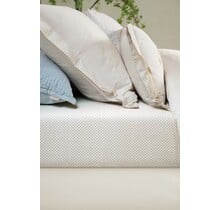 Pip Studio Twinkle Star Hoeslaken Wit Groen 90x200 cm