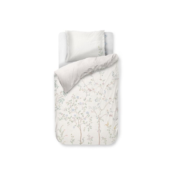 Pip Studio Dekbedovertrek Desi Garden Gebroken wit 260x200/220 cm