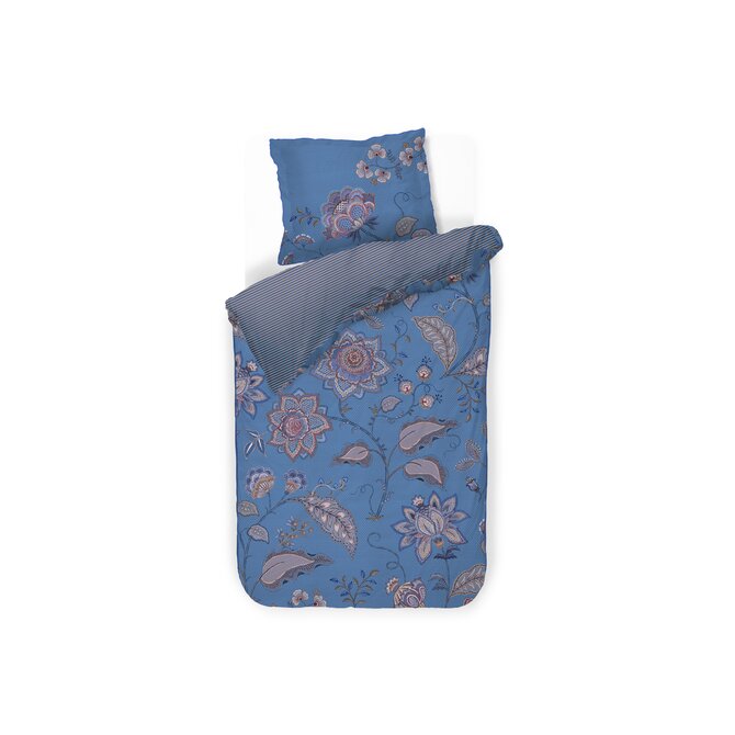 Pip Studio Dekbedovertrek Mumbai Night Blauw 140x200/220 cm