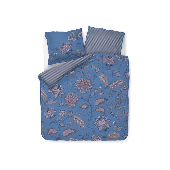 Pip Studio Dekbedovertrek Mumbai Night Blauw 140x200/220 cm