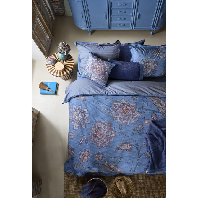 Pip Studio Dekbedovertrek Mumbai Night Blauw 140x200/220 cm