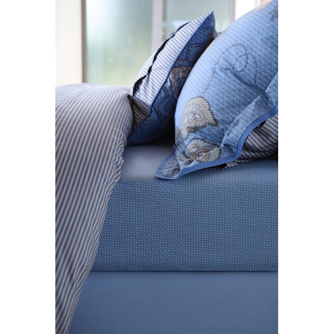 Pip Studio Twinkle Star Hoeslaken Donkerblauw 160x200 cm