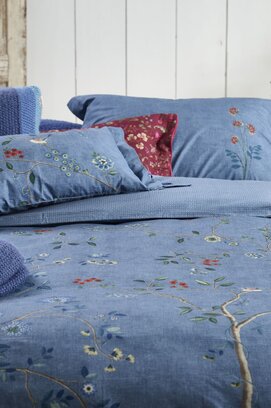 Pip Studio Dekbedovertrek Desi Garden Blauw 260x200/220 cm