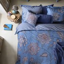 Pip Studio Pip Studio Dekbedovertrek Mumbai Night Blauw 200x200/220 cm