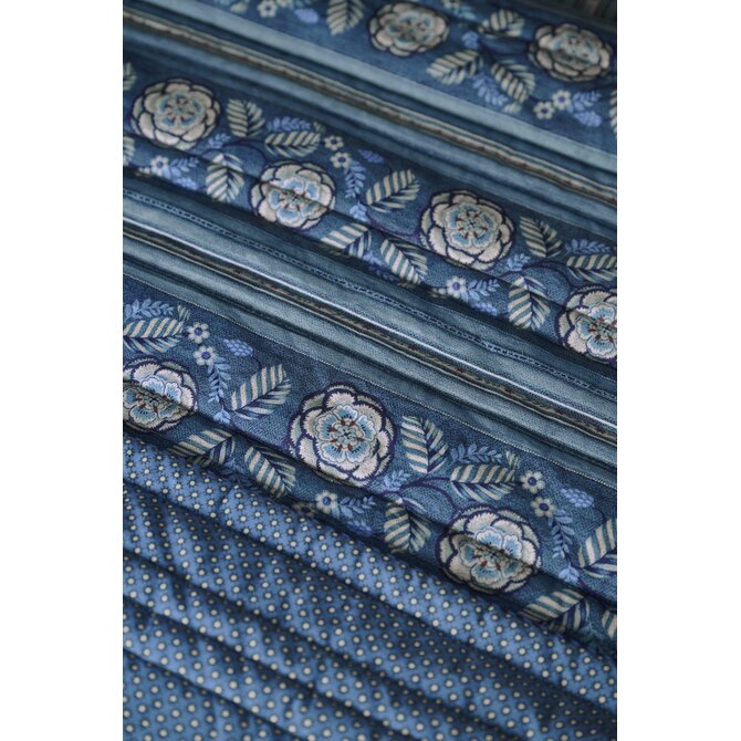 Pip Studio Rosa Rani Quilted Sierkussen Donkerblauw 45x70 cm