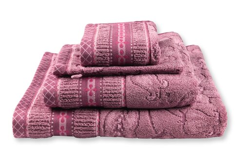 Pip Studio Pip Studio Jasmin Jacquard Washandje Licht roze 16x22 cm