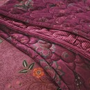 Pip Studio Pip Studio Mumbai Morning Velvet Quilt Donker roze 220x260 cm