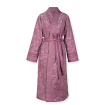 Pip Studio Jasmin Jacquard Badjas Licht roze S
