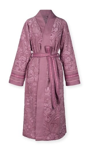 Pip Studio Pip Studio Jasmin Jacquard Badjas Licht roze S
