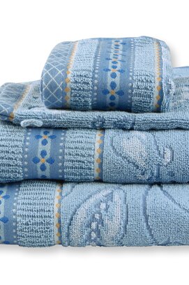 Pip Studio Jasmin Jacquard Gastendoekje Licht blauw 30x50 cm