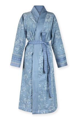 Pip Studio Jasmin Jacquard Badjas Licht blauw XL