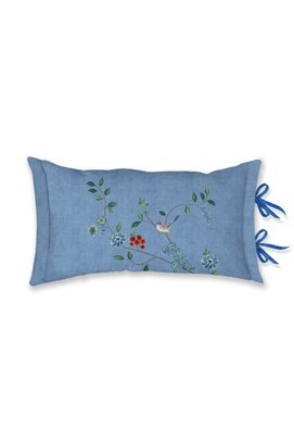 Pip Studio Desi Garden Sierkussen Blauw 35x60 cm