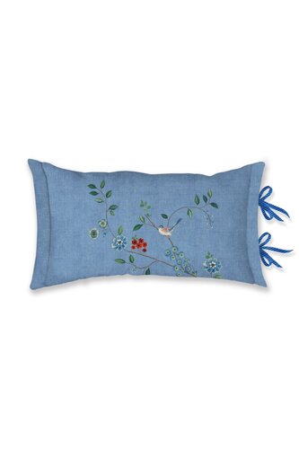Pip Studio Desi Garden Sierkussen Blauw 35x60 cm