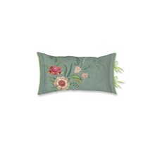 Pip Studio Everbloom Sierkussen Groen 35x60 cm