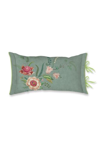Pip Studio Everbloom Sierkussen Groen 35x60 cm
