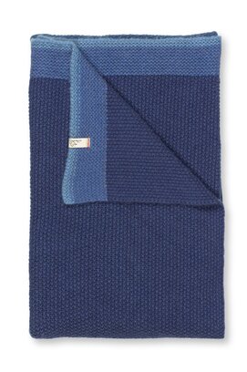 Pip Studio Bonnuit Plaid Blauw 130x170 cm