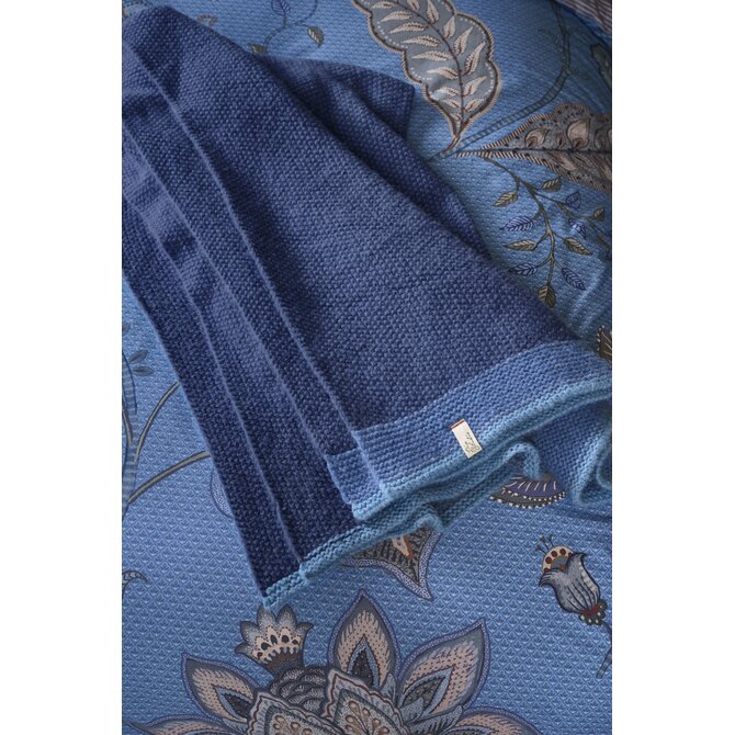 Pip Studio Bonnuit Plaid Blauw 130x170 cm