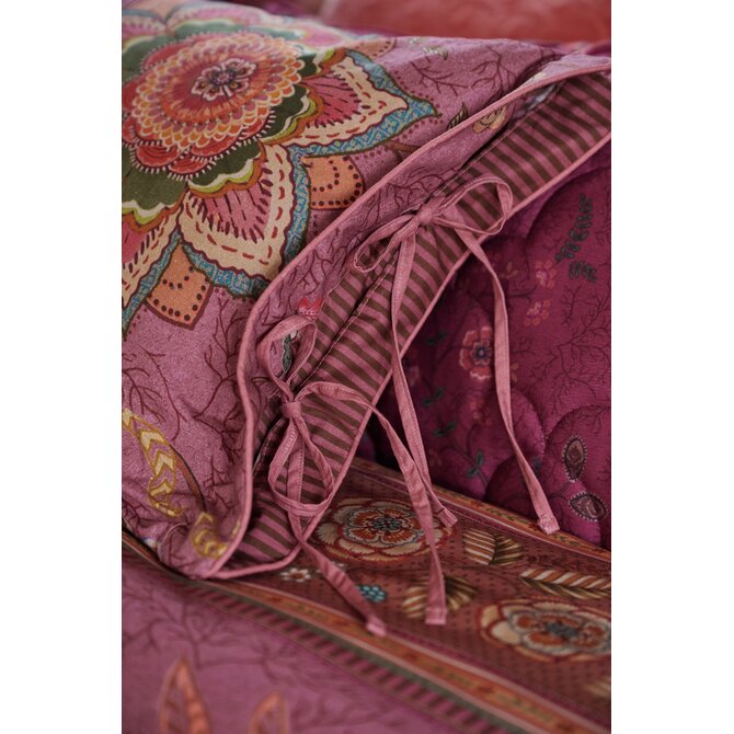 Pip Studio Mumbai Evening Sierkussen Donker roze 35x60 cm