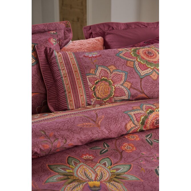 Pip Studio Mumbai Evening Sierkussen Donker roze 35x60 cm