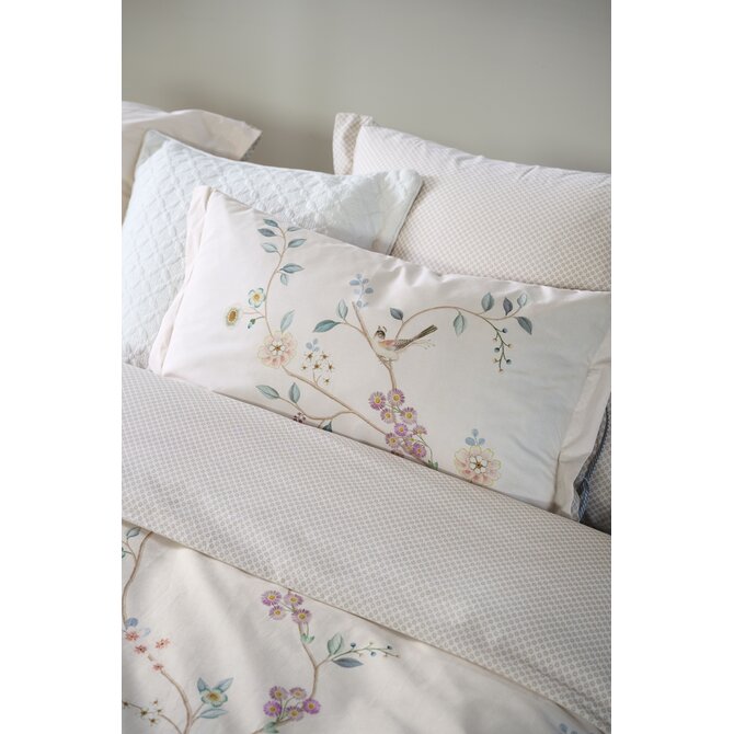 Pip Studio Desi Garden Sierkussen Gebroken wit 35x60 cm