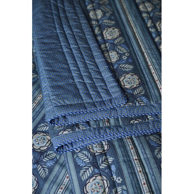 Pip Studio Rosa Rani Quilt Donkerblauw 220x260 cm