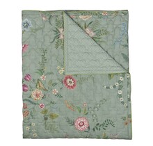 Pip Studio Everbloom Quilt Groen 260x260 cm