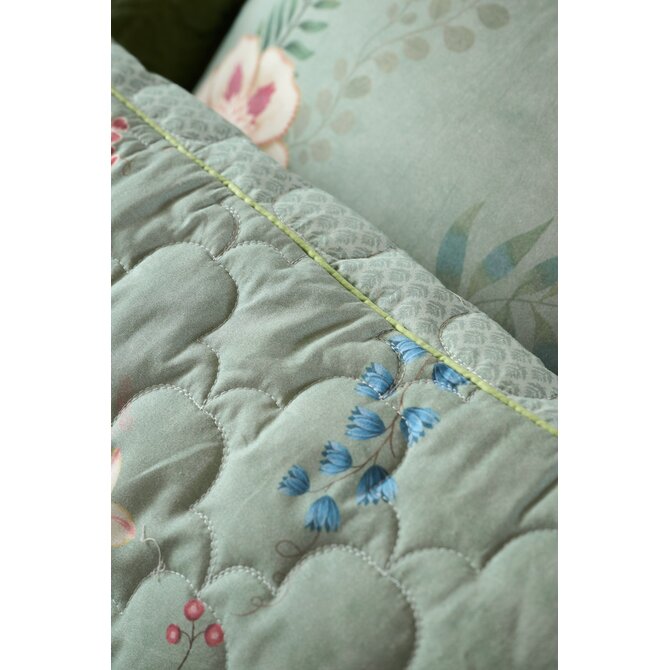 Pip Studio Everbloom Quilt Groen 260x260 cm