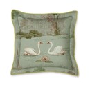 Pip Studio Pip Studio Darjeeling Days Square Sierkussen Groen 45x45 cm