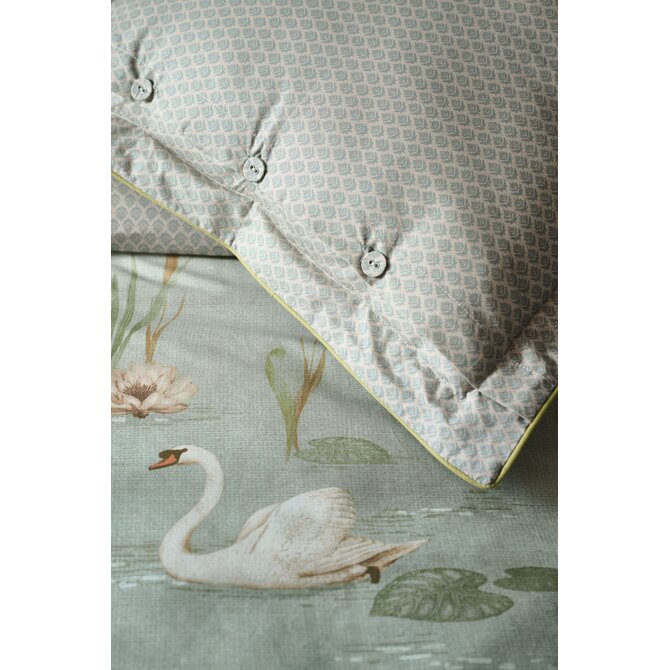 Pip Studio Darjeeling Days Square Sierkussen Groen 45x45 cm