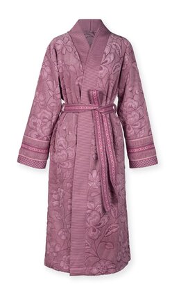 Pip Studio Jasmin Jacquard Badjas Licht roze XL