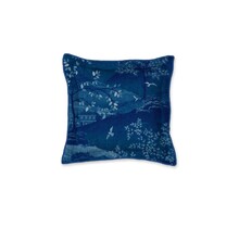 Pip Studio Sundara Wood Square Sierkussen Donkerblauw 45x45 cm