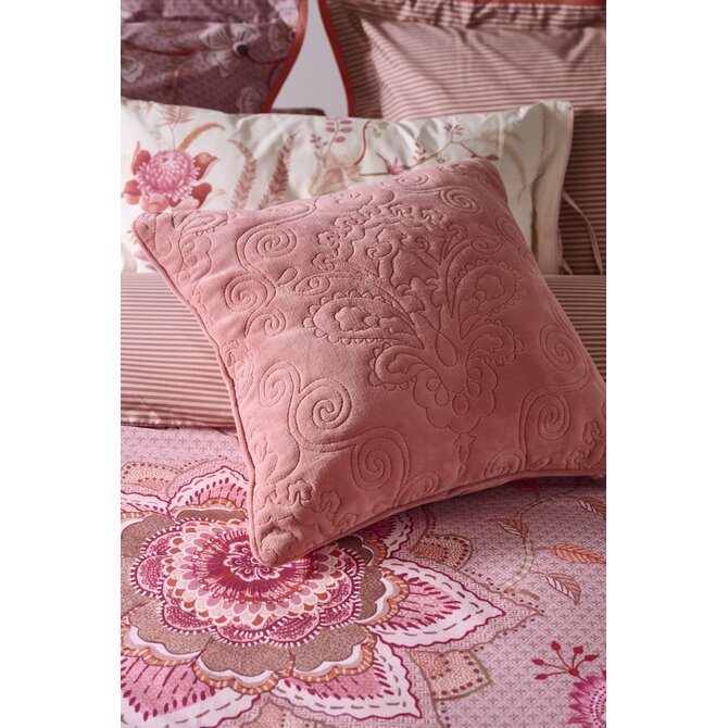 Pip Studio Quilty Pip Quilted Square Sierkussen Roze 45x45 cm