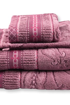 Pip Studio Jasmin Jacquard Washandje Licht blauw 16x22 cm