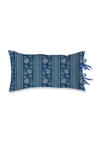 Pip Studio Rosa Rani Sierkussen Donkerblauw 35x60 cm
