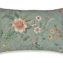 Pip Studio Pip Studio Everbloom Quilted Sierkussen Groen 45x70 cm