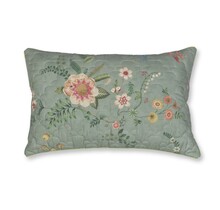 Pip Studio Everbloom Quilted Sierkussen Groen 45x70 cm