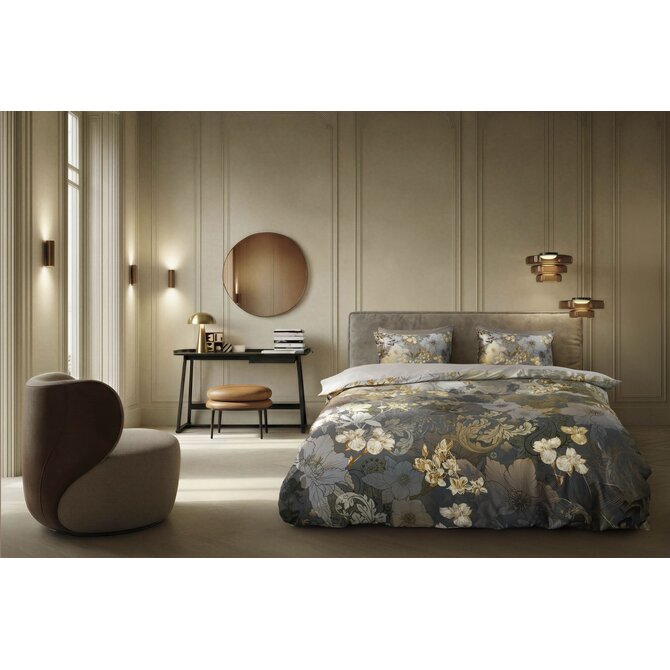 Kardol by Beddinghouse Dekbedovertrek Flornatus Olive Green 140x200/220 cm