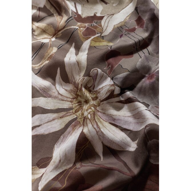 Kardol by Beddinghouse Dekbedovertrek Saffron Grijsbruin 200x200/220 cm