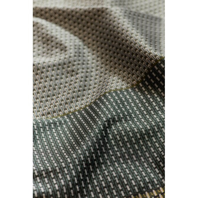 Kardol by Beddinghouse Dekbedovertrek Tercio Groen 200x200/220 cm