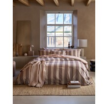 VT wonen Dekbedovertrek Pure Stripe Naturel 200x220 cm