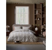 VT wonen Dekbedovertrek Fun Stripe Zand 140x220 cm