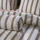 VT wonen VT wonen Dekbedovertrek Fun Stripe Zand 140x220 cm