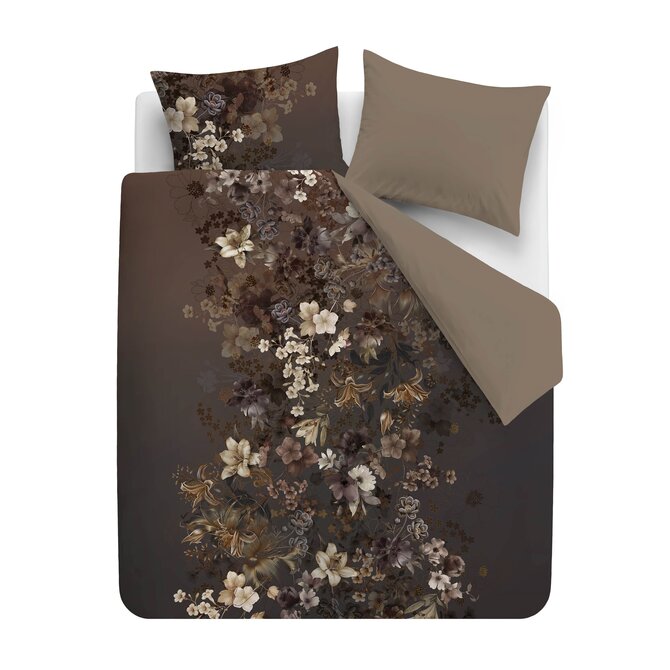 Kardol by Beddinghouse Dekbedovertrek Velutini Bruin 140x200/220 cm