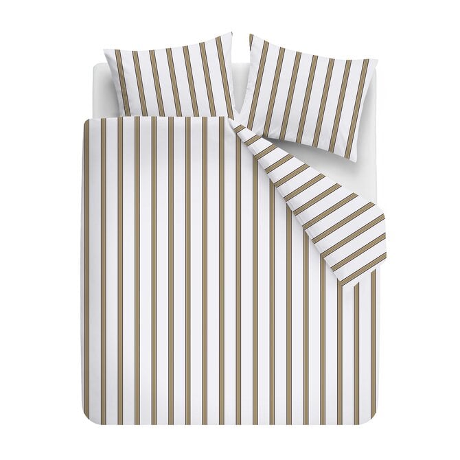 VT wonen Dekbedovertrek Fun Stripe Zand 240x220 cm